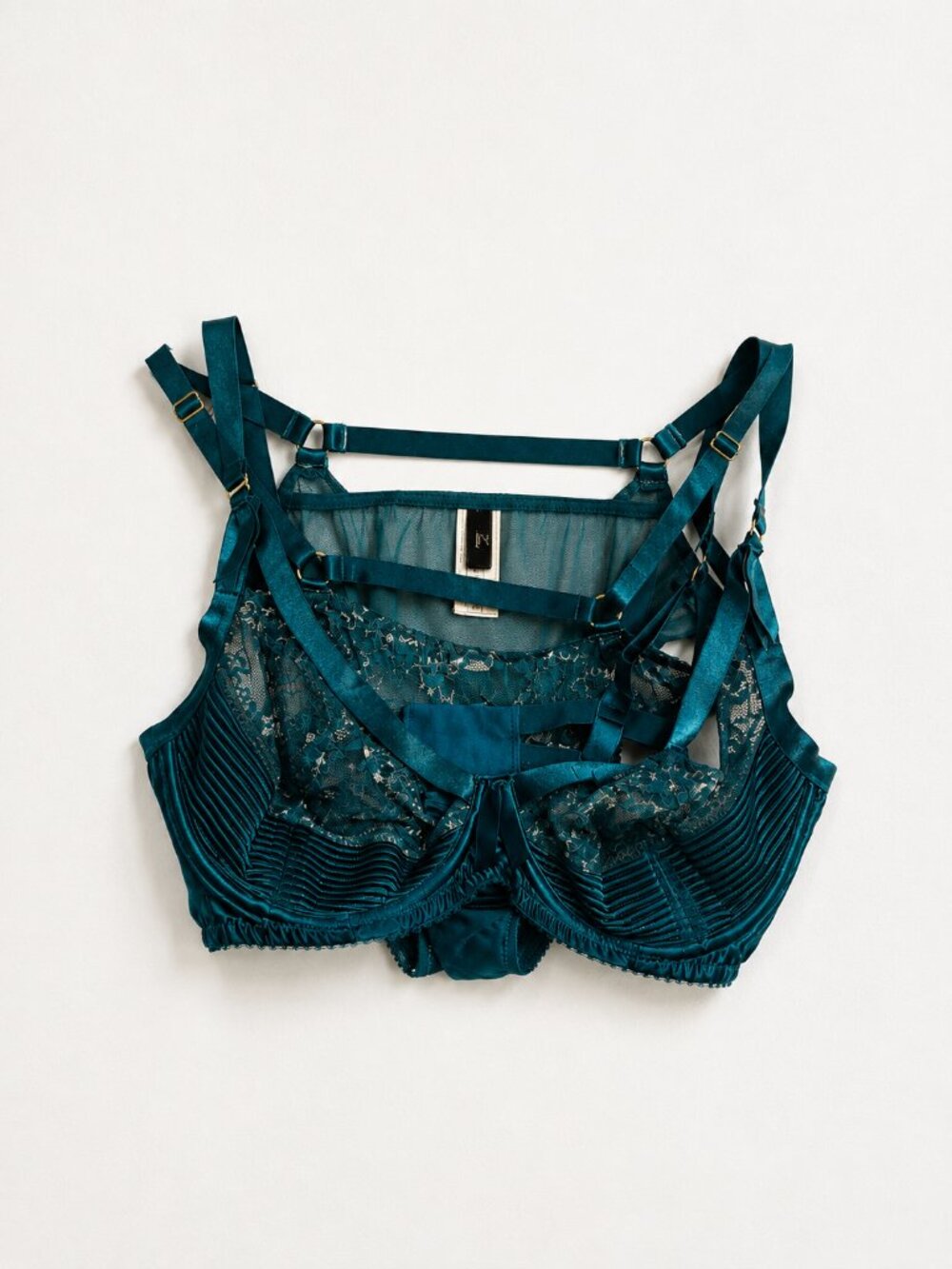 Simone Pérèle & Victoria's Secret 34D 4-Piece Lingerie Lot Bra & Teal Set